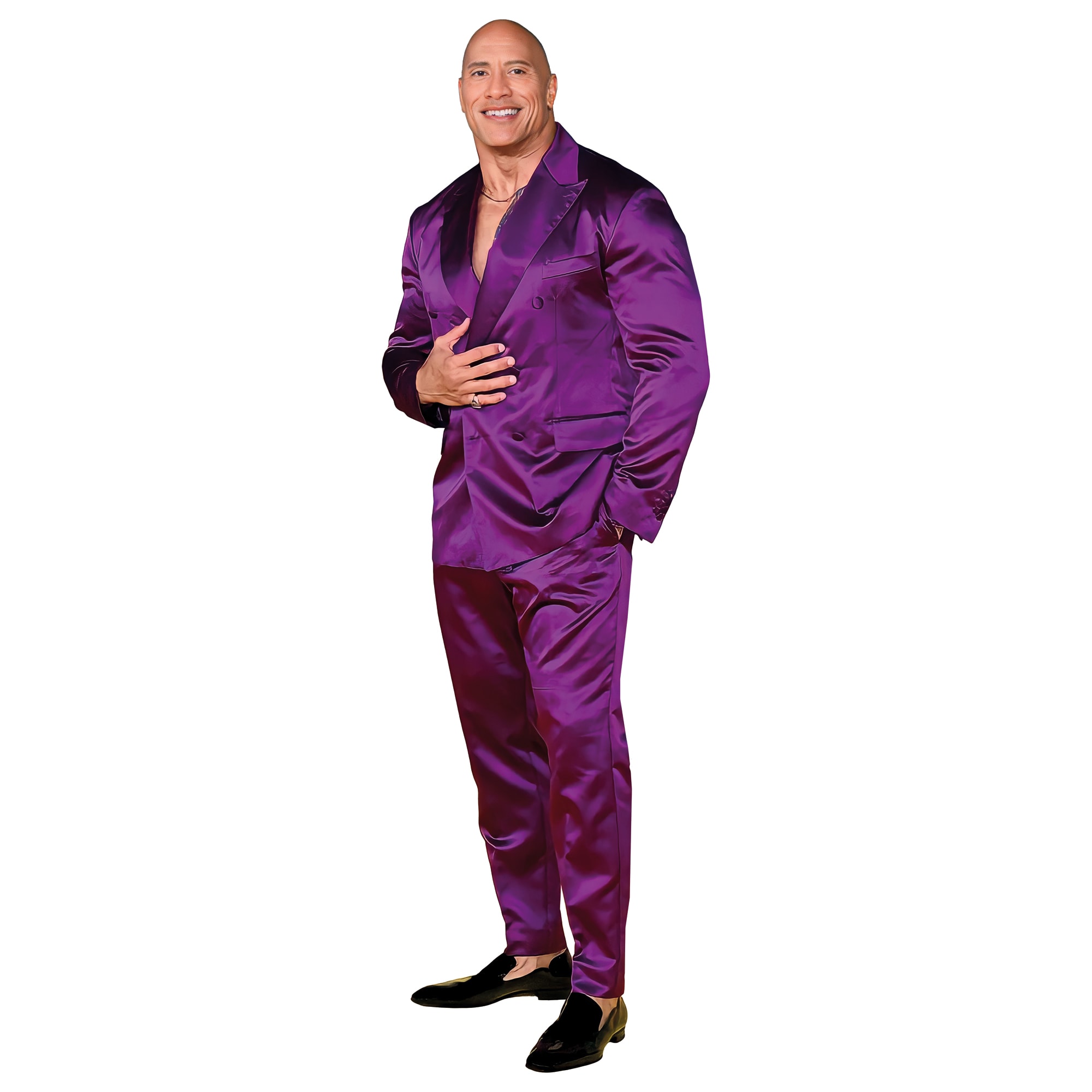 Dwayne Johnson Cardboard Cutout Model Dwayne Douglas Johnson Mockup Figure Standee